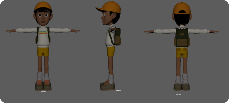 Previo Diseño de personaje 3D